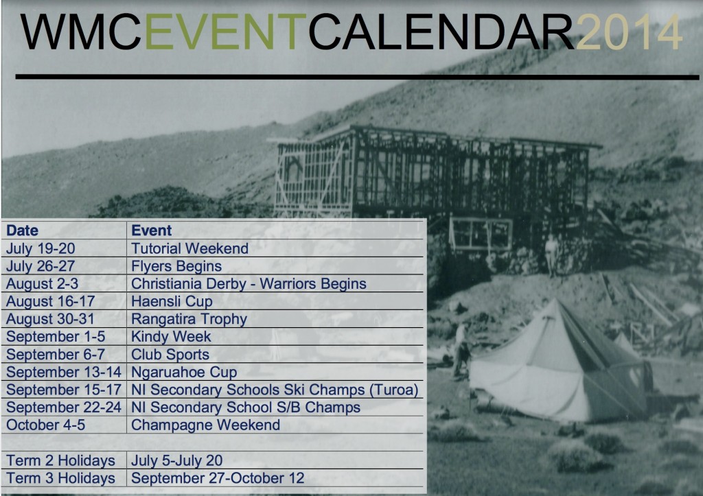WMC Calendar 2014