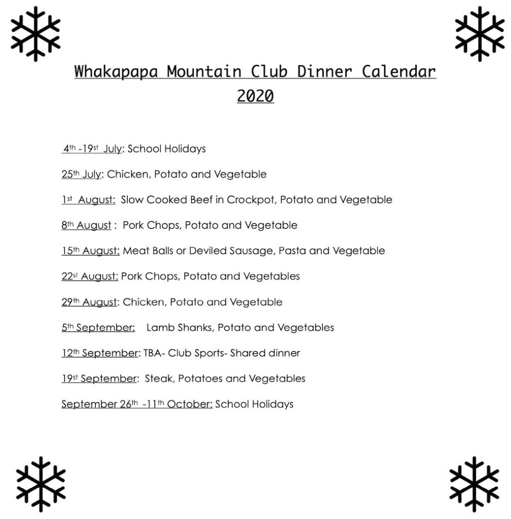 WhakapapaMountainDinner2020